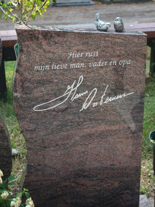 Staand monument Himalaya Blue graniet Staand monument Himalaya Blue graniet