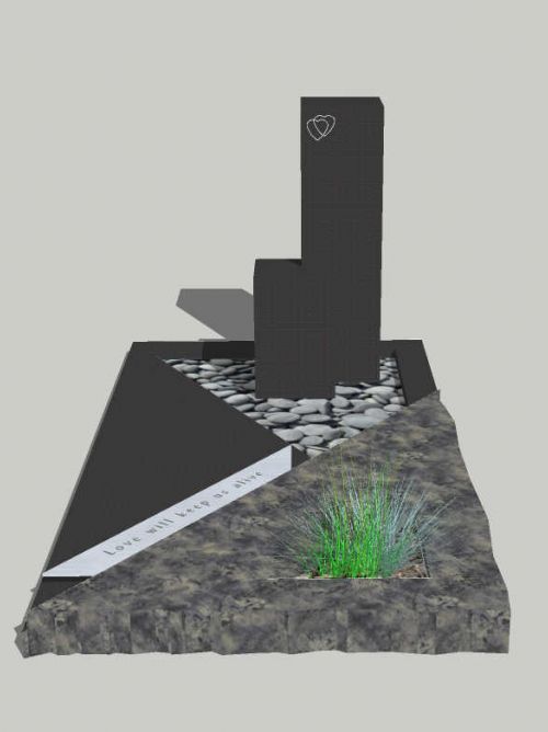 Eigen ontwerp grafmonument Eigen ontwerp grafmonument