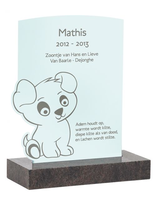 Kindermonument glas Kindermonument glas