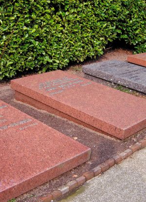 Liggend monument Balmoral graniet Liggend monument Balmoral graniet