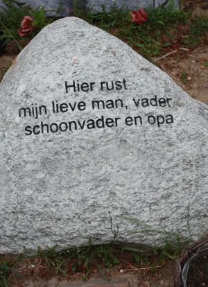 Ruwe steen zwerfkei